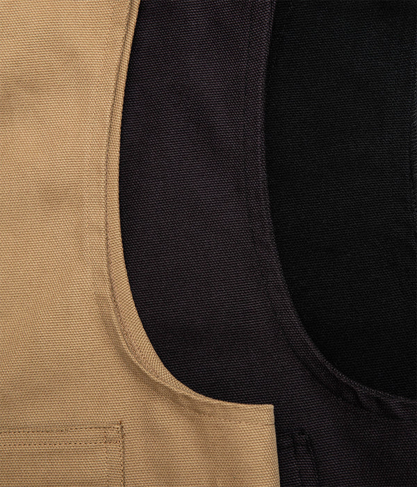 Tonton et Fils - Le gilet homme «Jeannot» tan fabriqué en France - Zoom sur la matière et les différents coloris disponibles