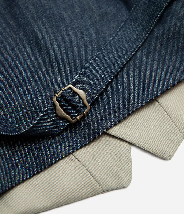 Die steinerne Jeansjacke „Auguste“ (5 Knöpfe)