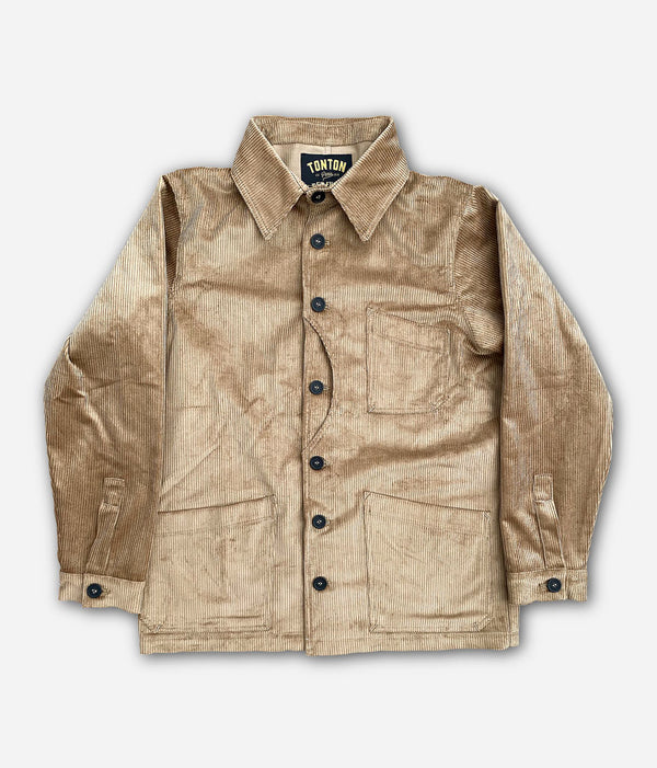 La veste « Besogne Belleville » velours brun