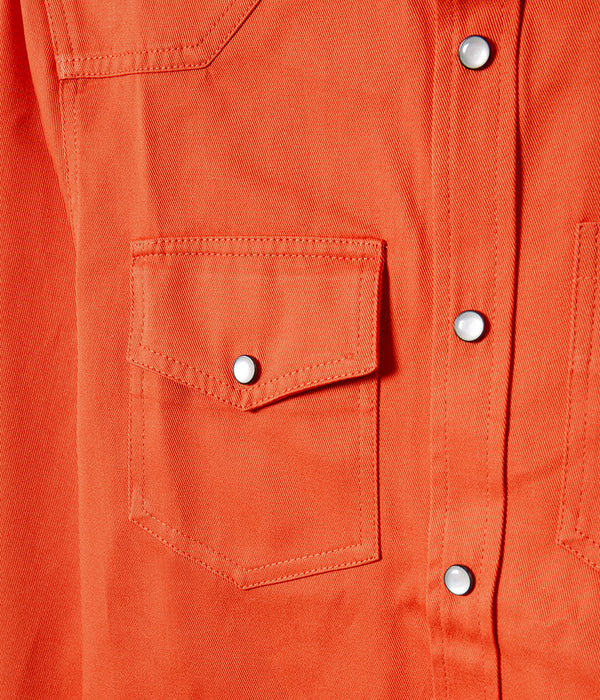 La chemise « Jimmy » Twill orange