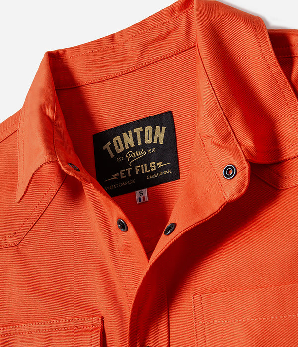 La chemise « Jimmy » Twill orange