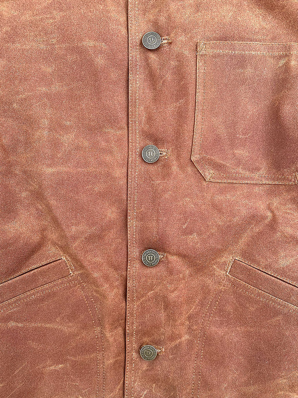 Die kamelfarbene, gewachste „Monterey“-Jacke mit Wollfutter