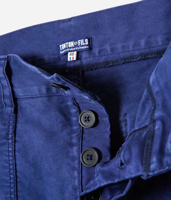 Die Moleskine Blue-Hose „Arsène Belleville“.