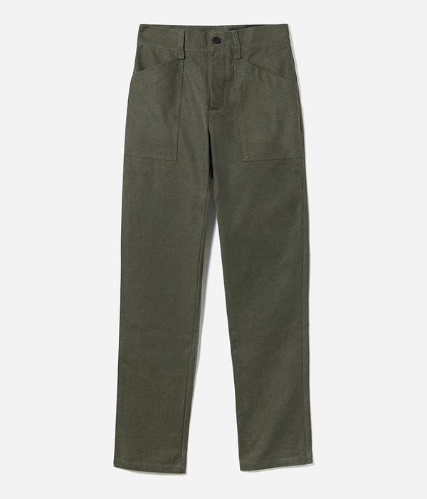 Hose „Arsène“ Aus gewaschenem Khaki-Canvas