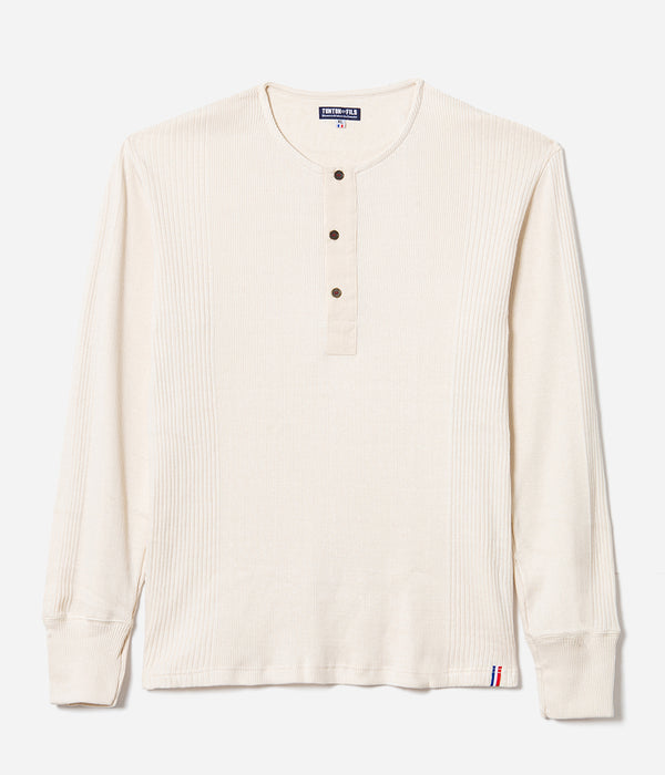Henley „Richelieu Küste“ Ecru