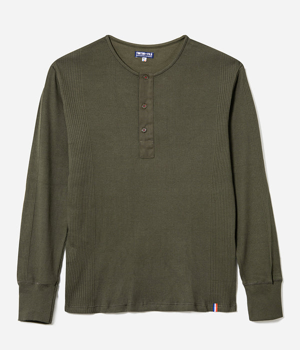 Henley „Richelieu Küste“ Khaki