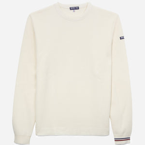 Tonton et Fils - Le pull homme « Cape Cod» écru fabriqué en France - Vue générale
