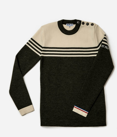 Le pull «Ouessant» kaki